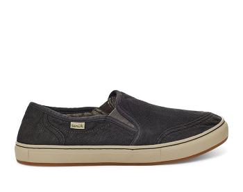 Sanuk Tideline Hemp Slip On Sidewalk Surfers Herr Svarta | Sverige 409ZUT